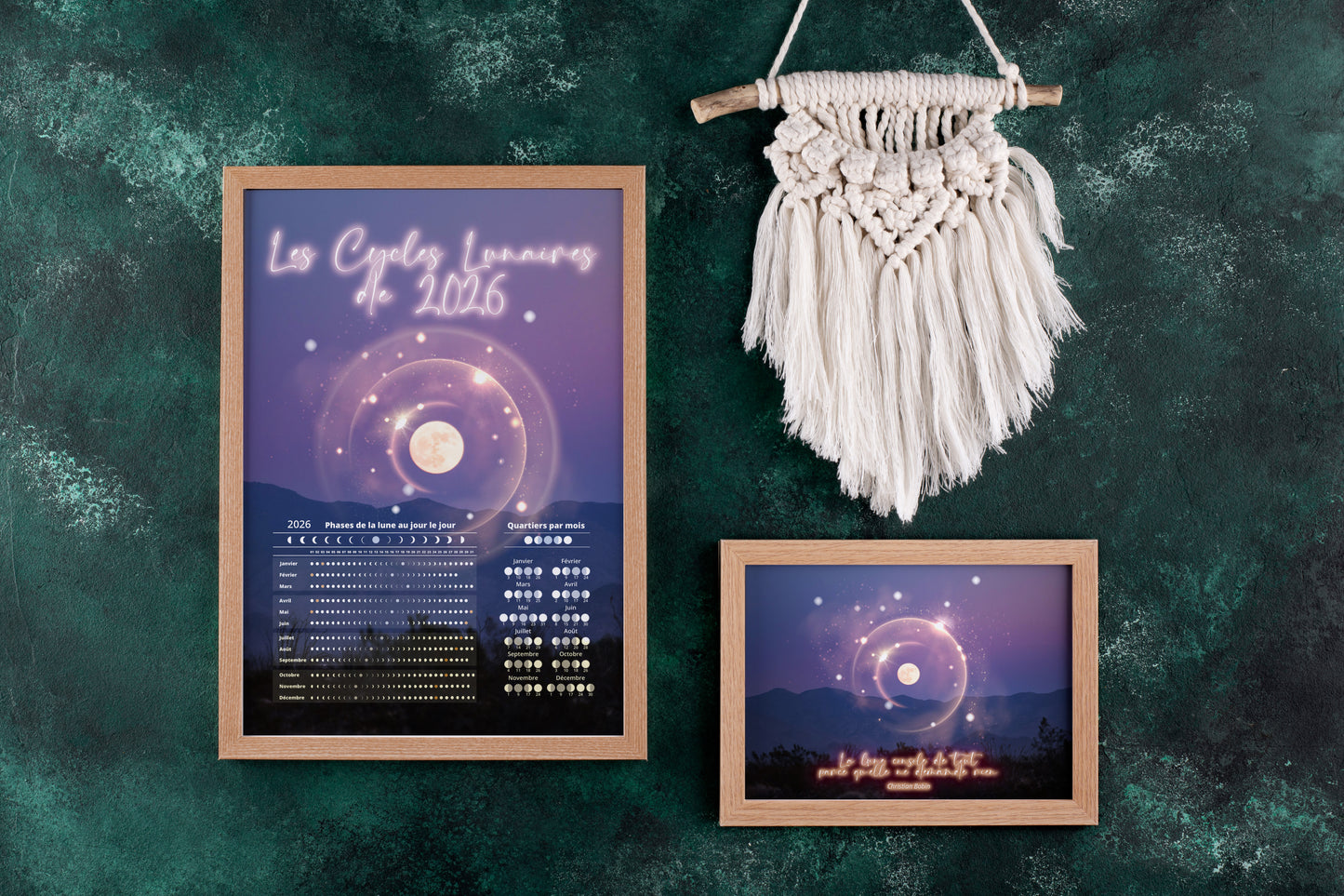 Pack 12 Cartes postales des Cycles Lunaires