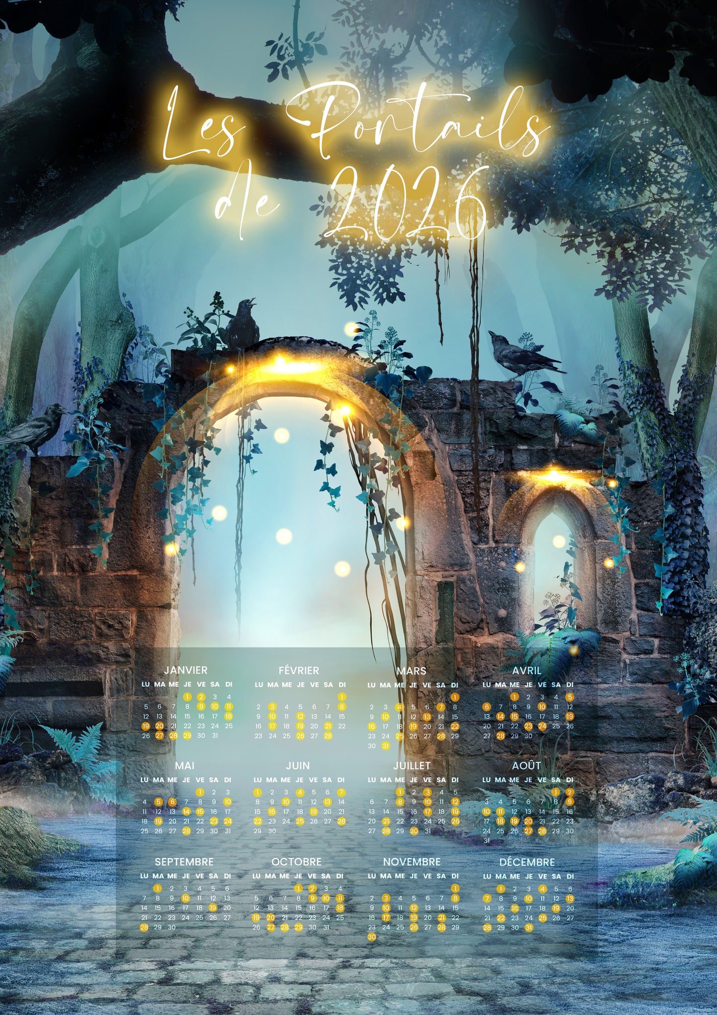 CADEAU ♥︎ Affiche des Portails Numérologiques