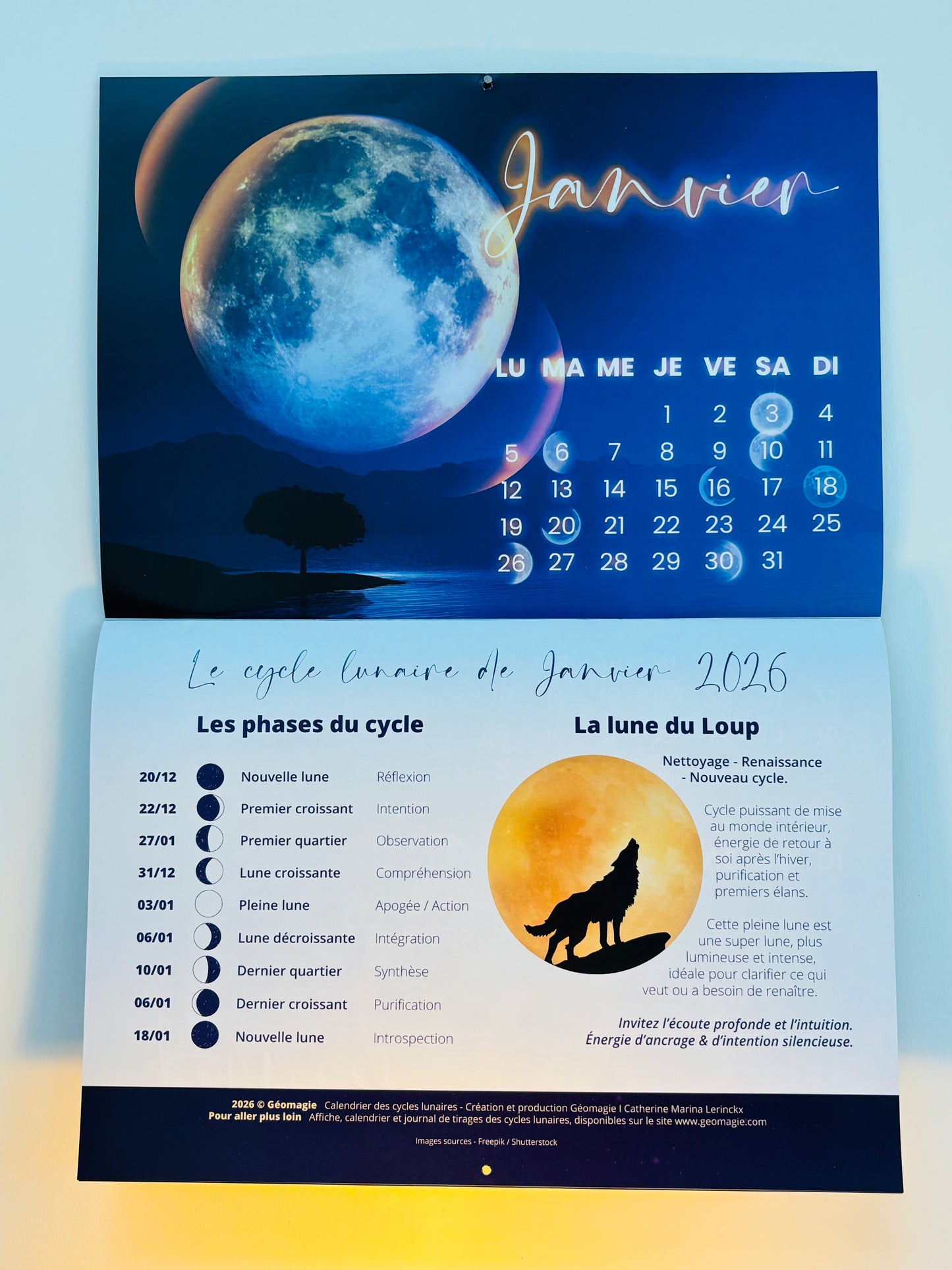 Calendrier des Cycles Lunaires