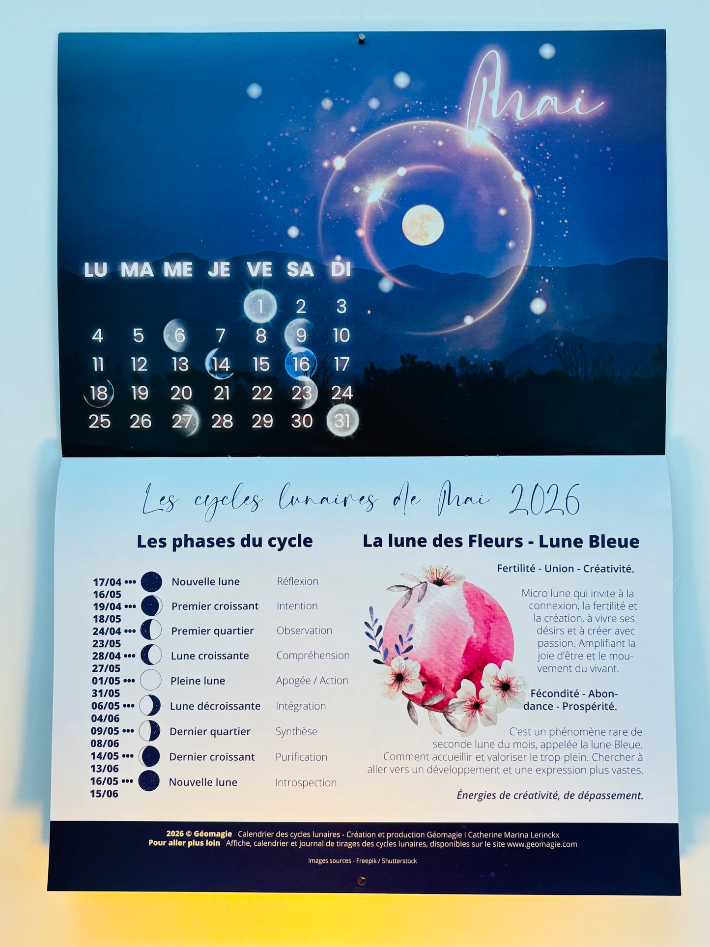 Calendrier des Cycles Lunaires