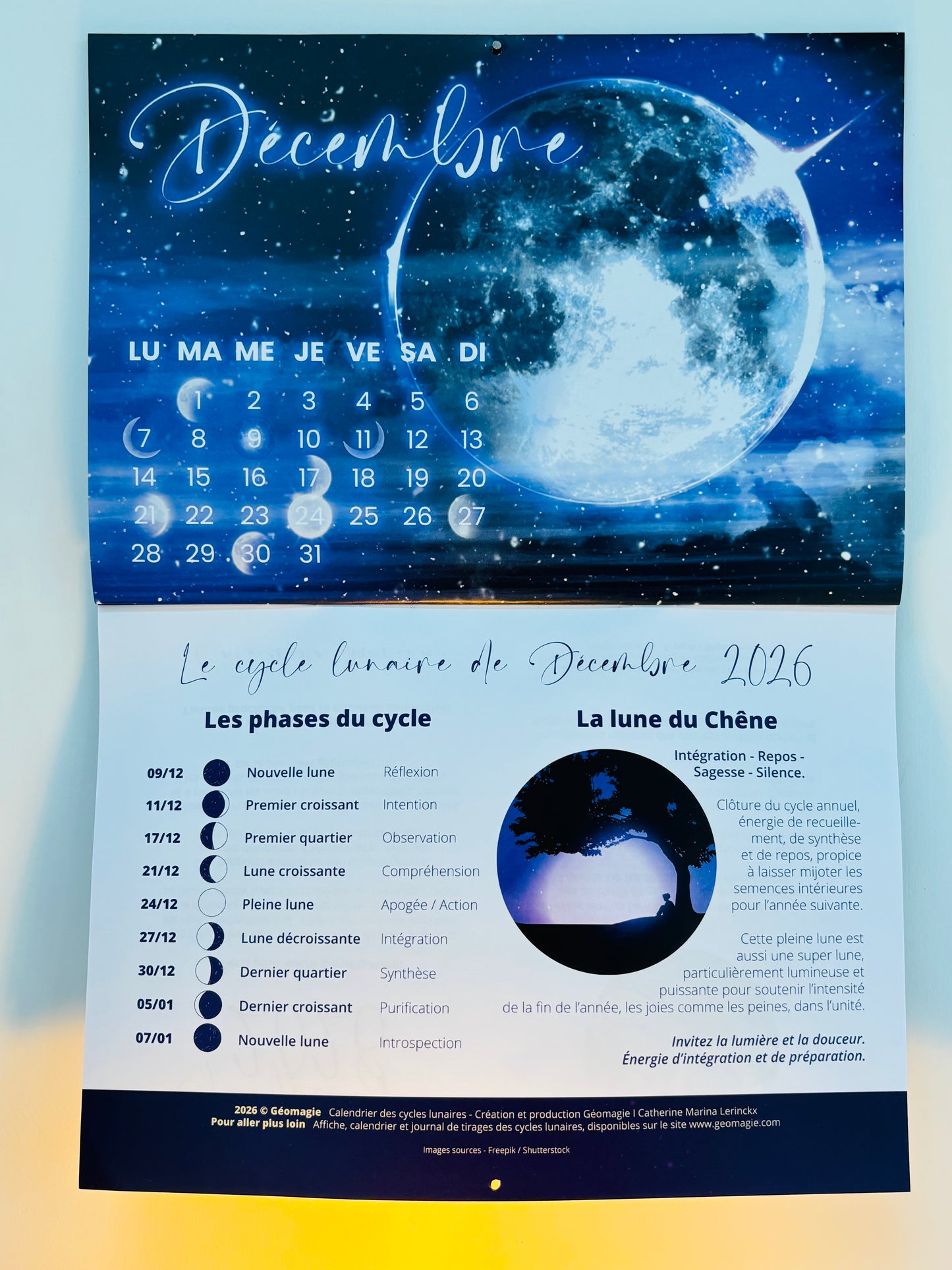 Calendrier des Cycles Lunaires