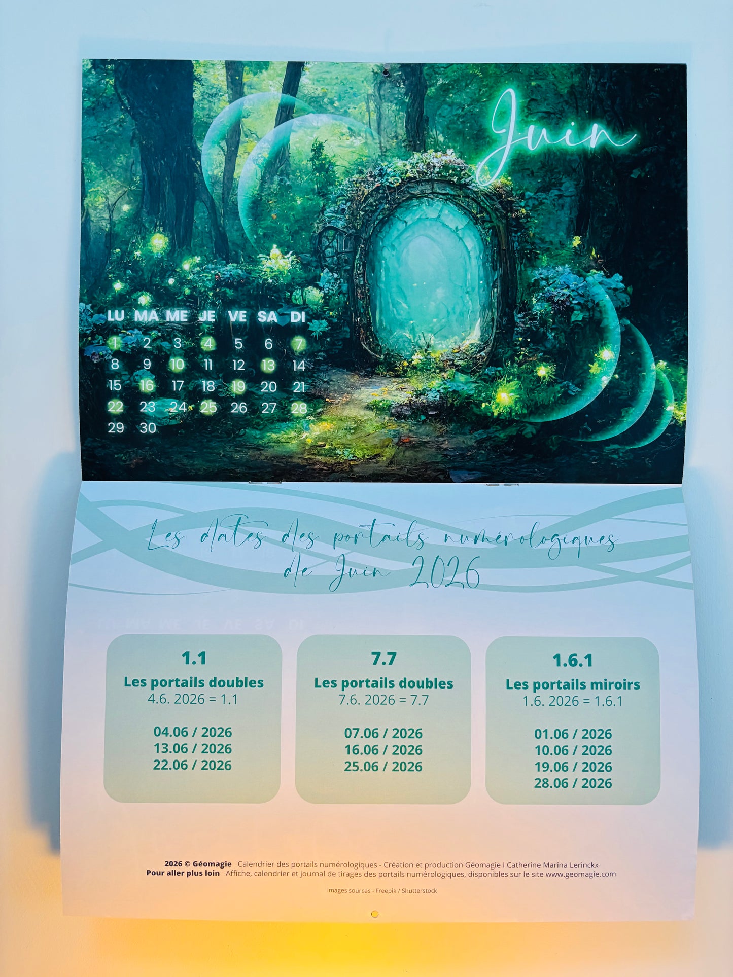 Calendrier des Portails Numérologiques