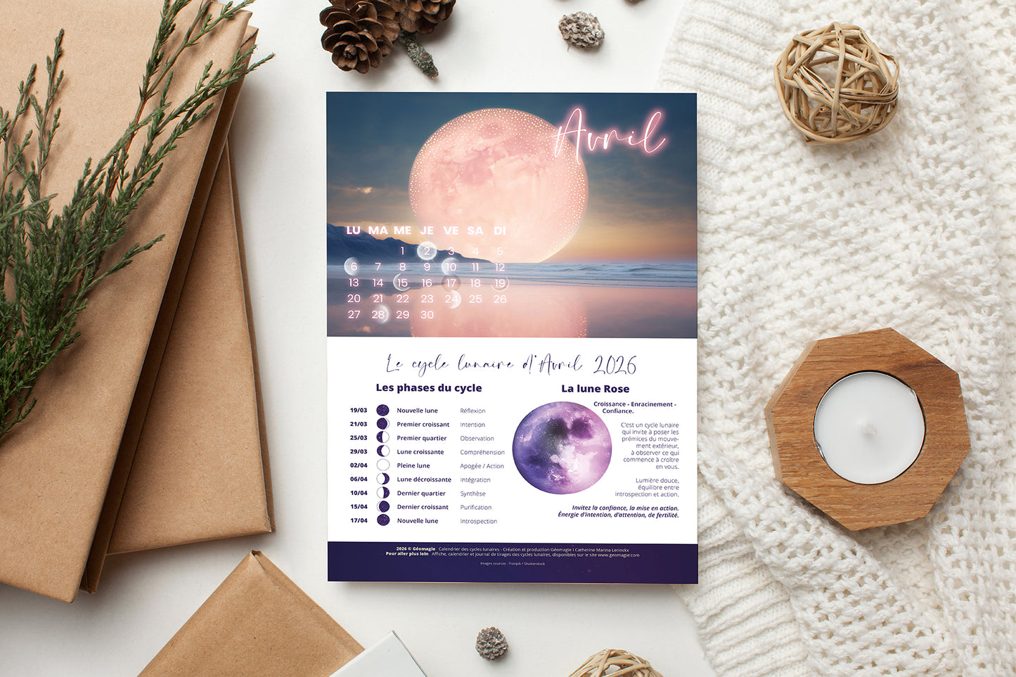Calendrier des Cycles Lunaires