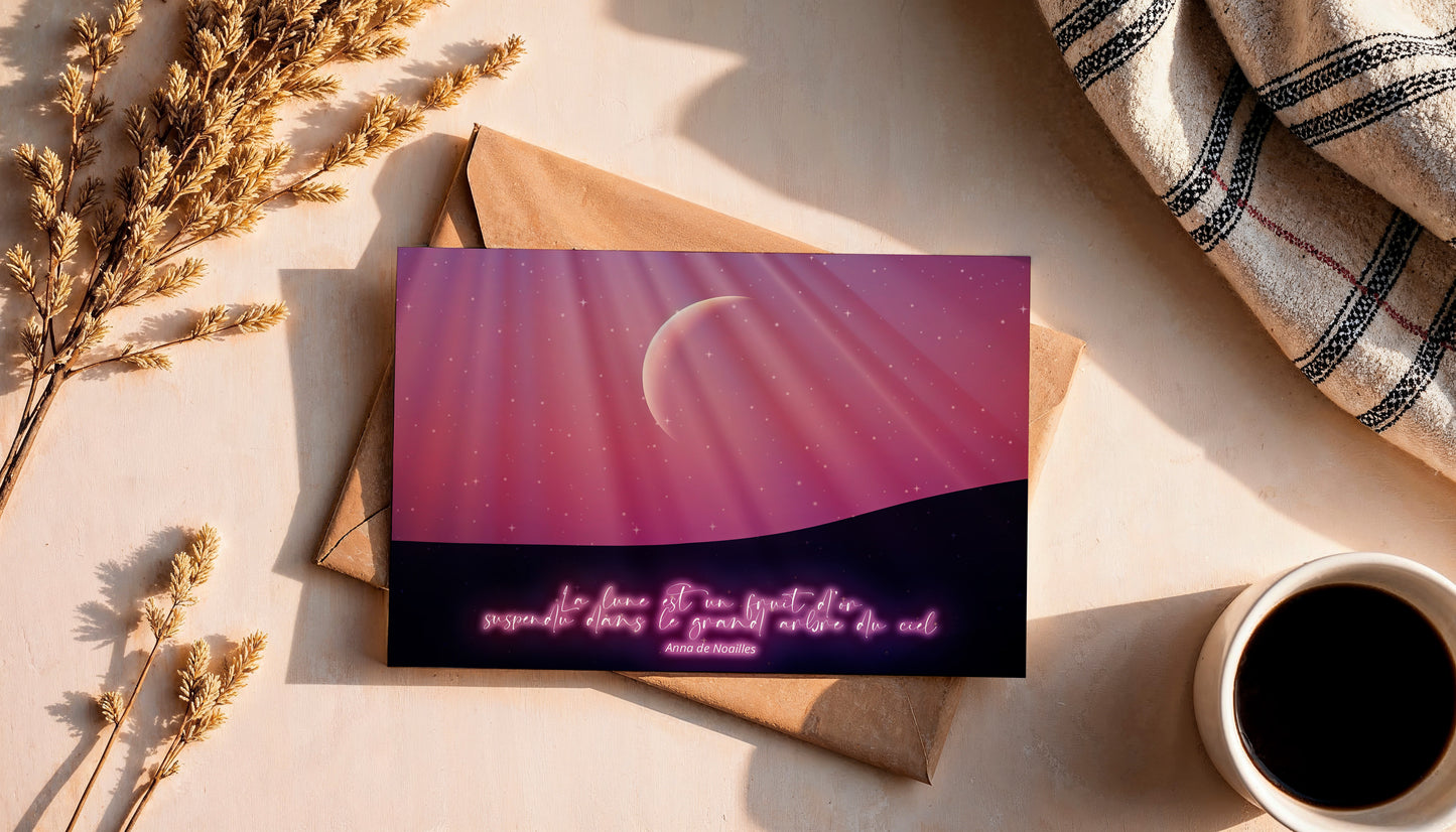 Pack 12 Cartes postales des Cycles Lunaires