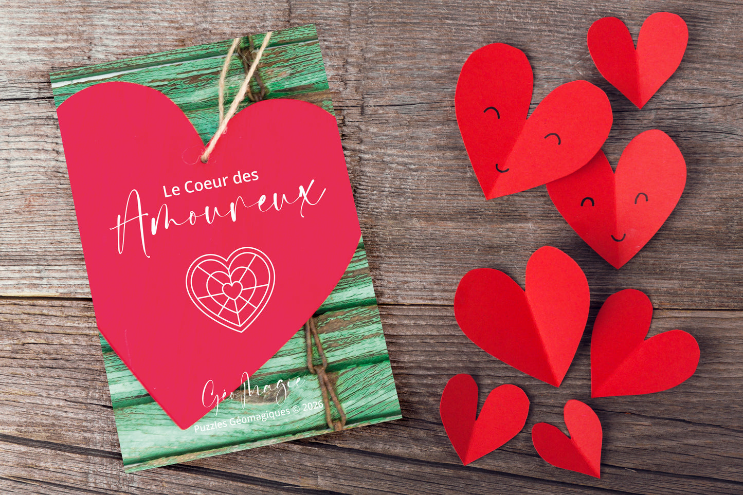 Puzzle géomagique ♥︎ Le Coeur des Amoureux