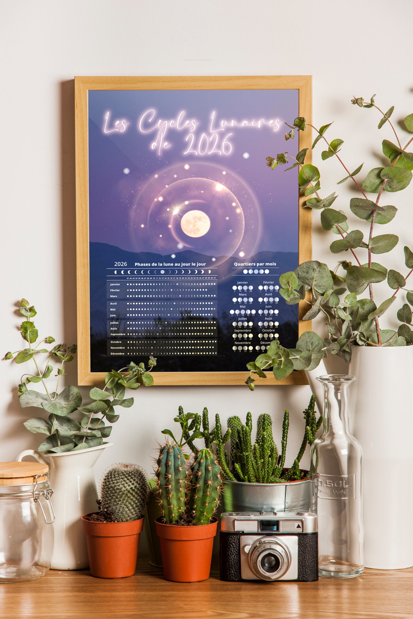 CADEAU ♥︎ Affiche des Cycles Lunaires