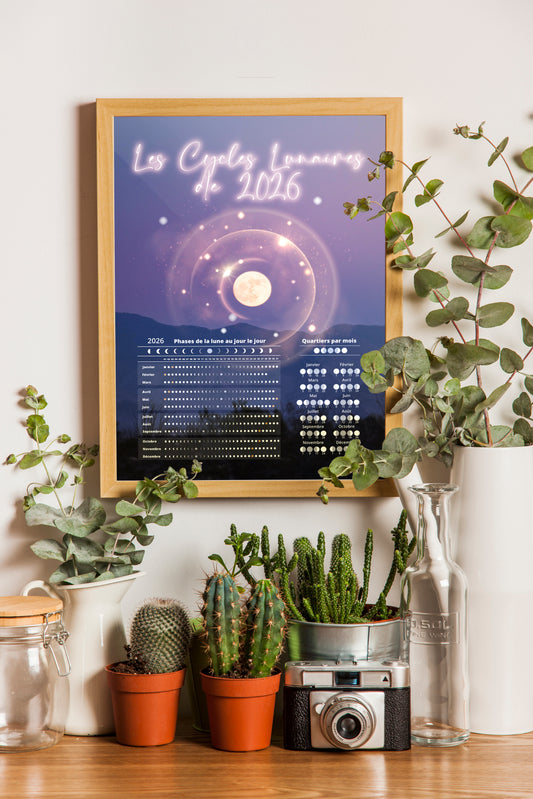 CADEAU ♥︎ Affiche des Cycles Lunaires