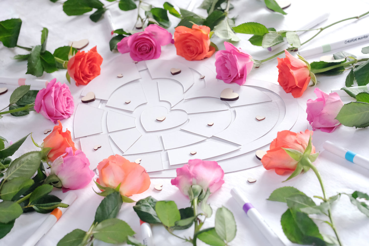 Puzzle géomagique ♥︎ Le Coeur des Amoureux